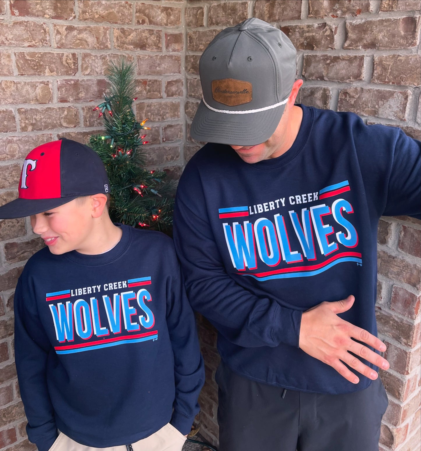 Liberty Creek Wolves Navy Sweatshirt